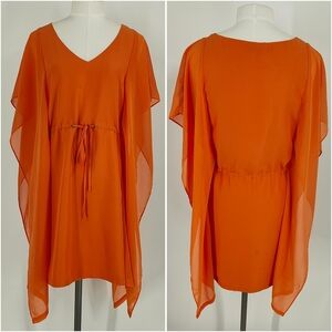 Bebe | chiffon mini dress